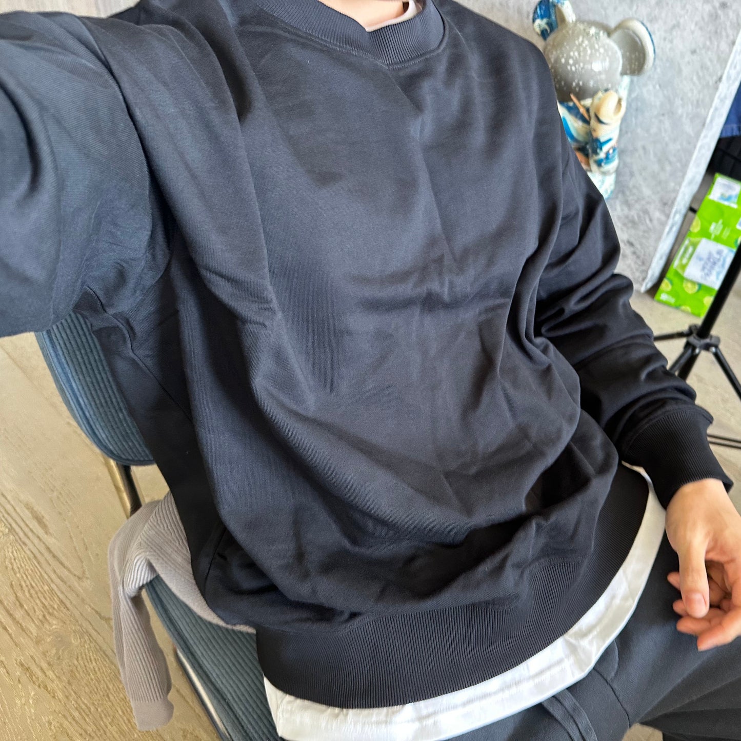 pump cover bluepipe sweater black