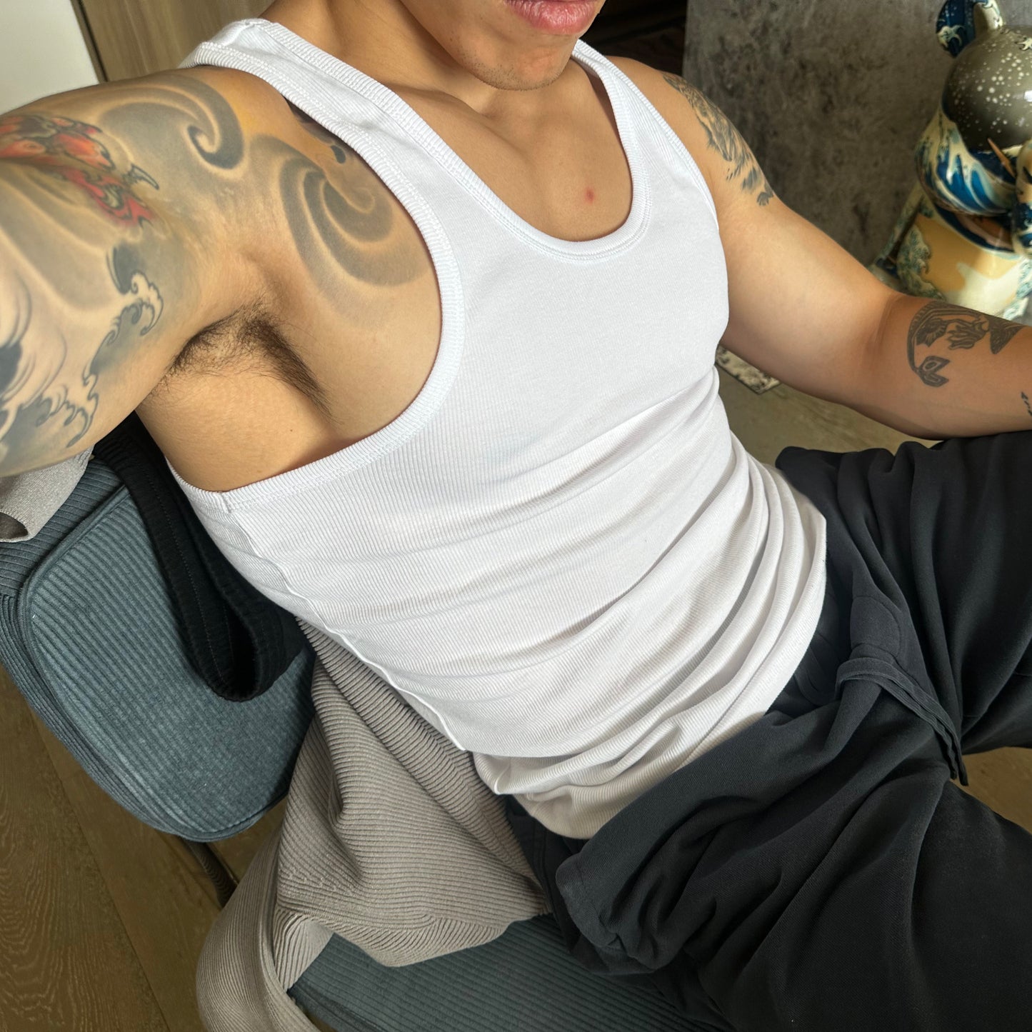 everyday singlet white